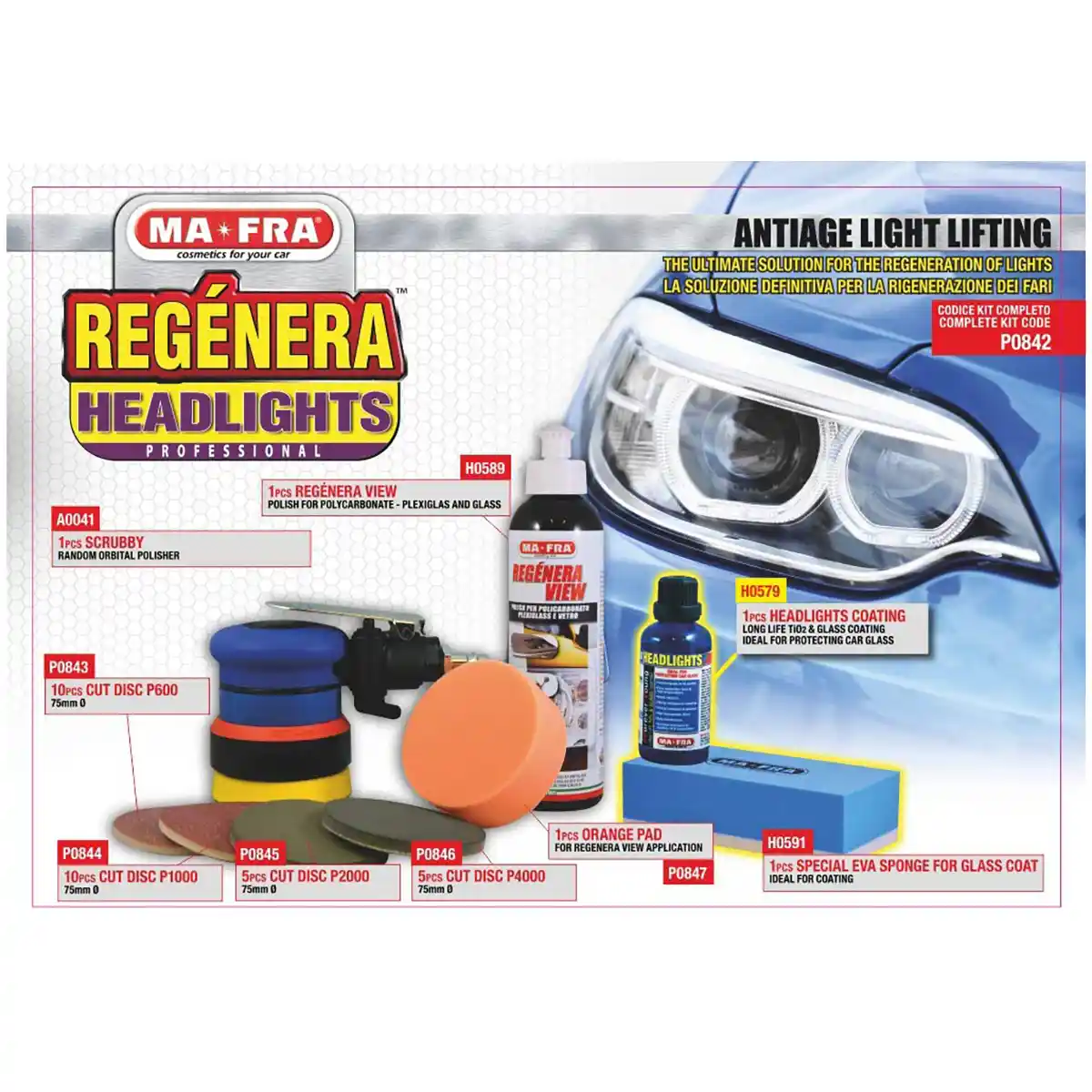 Headlight Kit Professional – Headlight Restoration for Professional Exterior Care