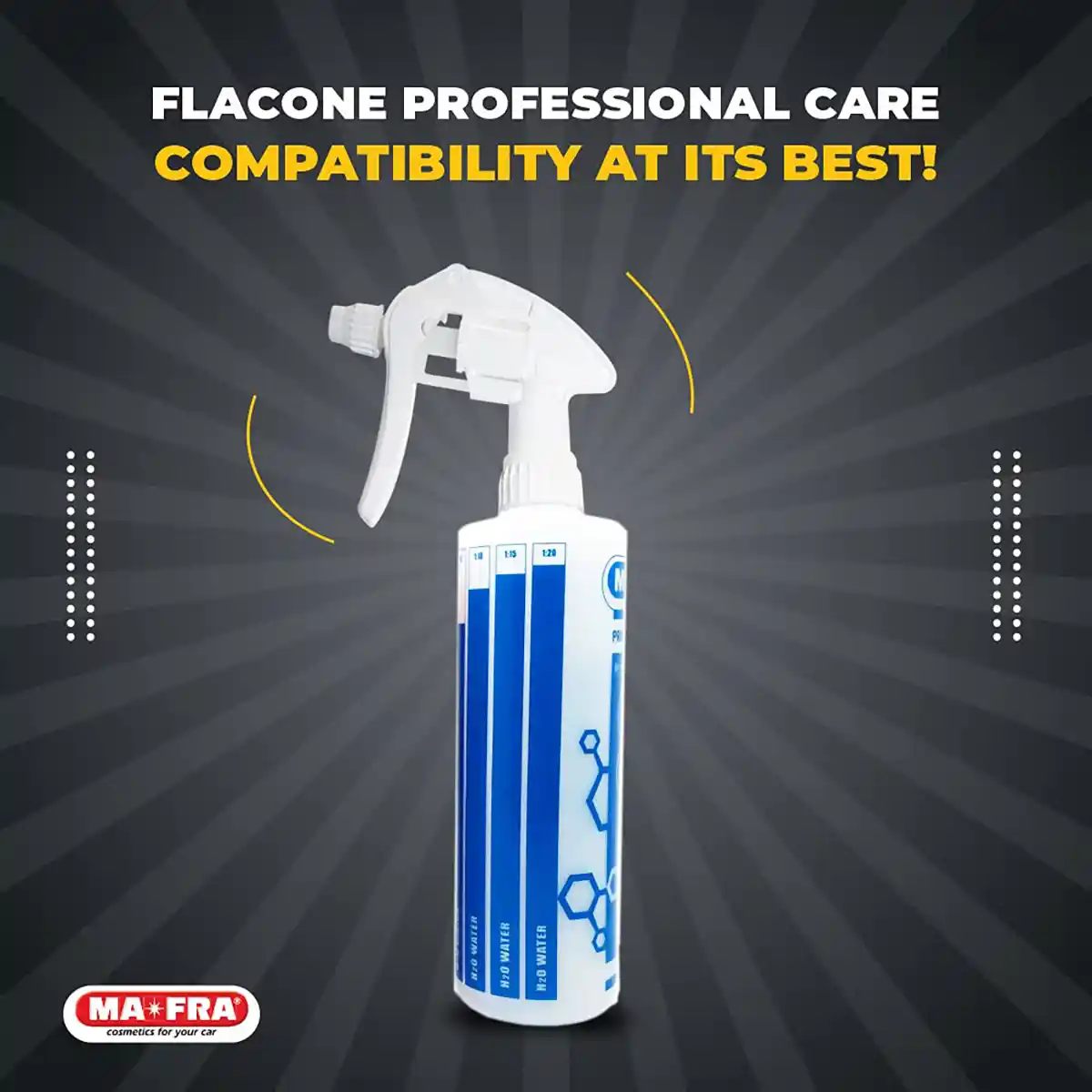 Mafra Spray Bottle 500ml – Spray Bottle for Professional Detailing Tools