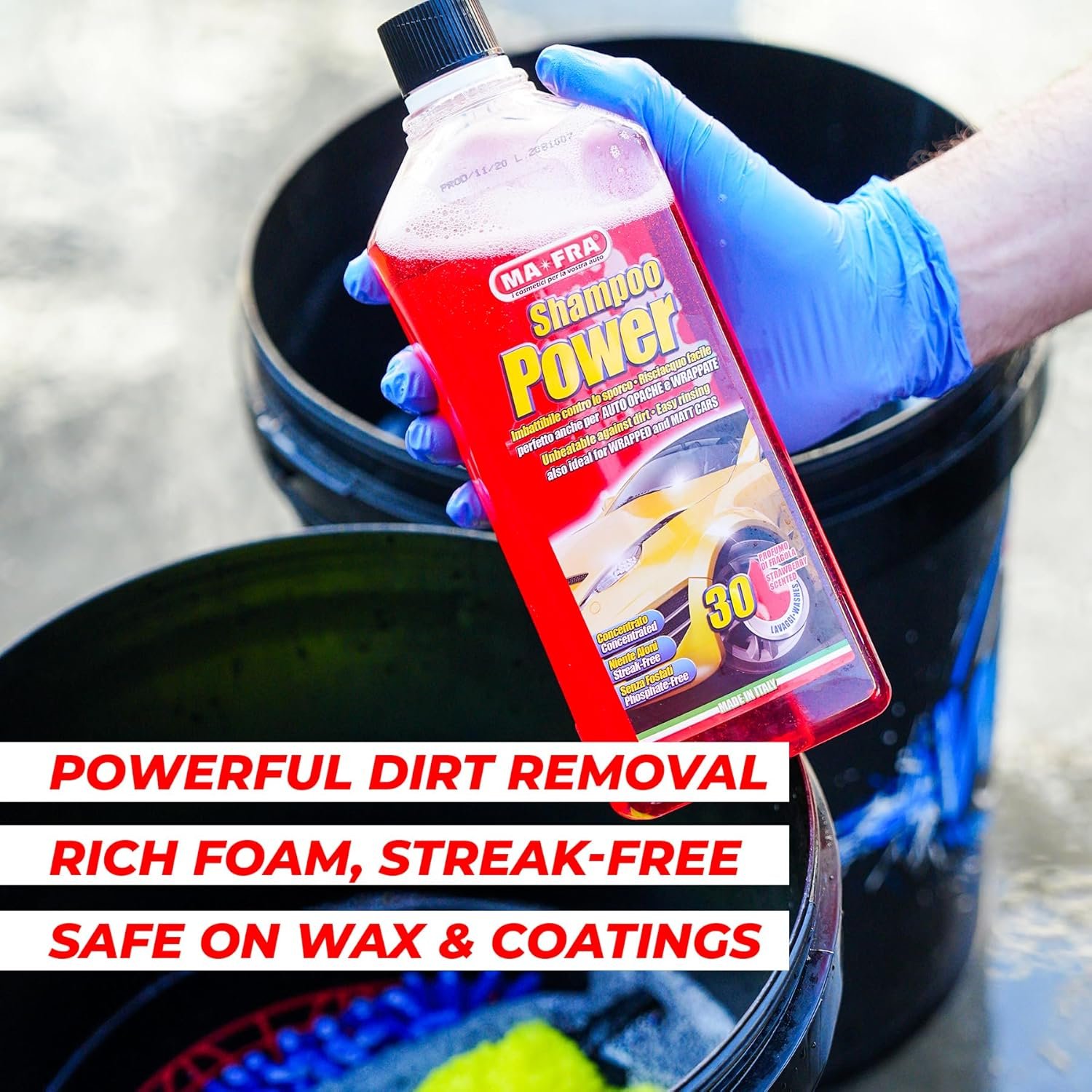 MAFRA Car Wash Shampoo – High Foaming Formula for Exterior Cleaning