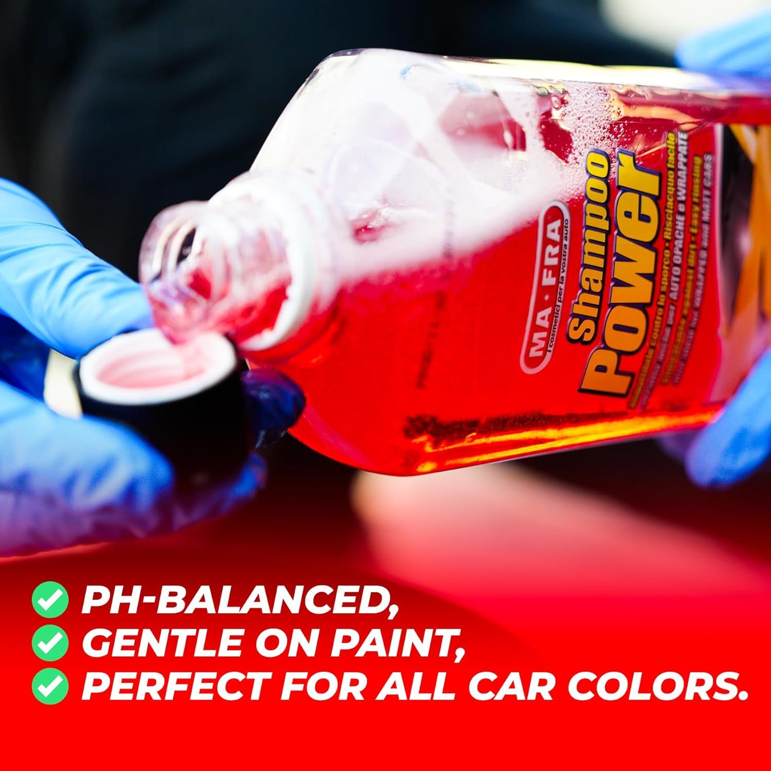 MAFRA Car Wash Shampoo – High Foaming Formula for Exterior Cleaning