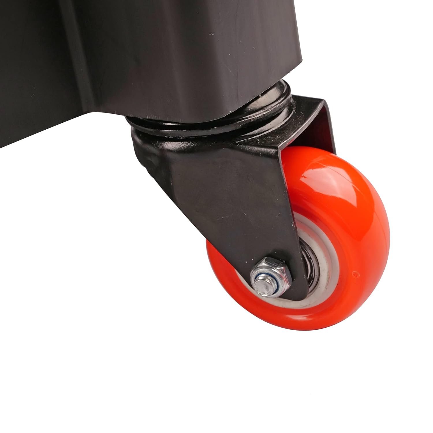 Professional Rolling Bucket Dolly | Fits 2.7and5 Gallon Buckets | 360Â° Swiveling Wheels, 3 Brush Holders, Bottle Storage & Locking Screws