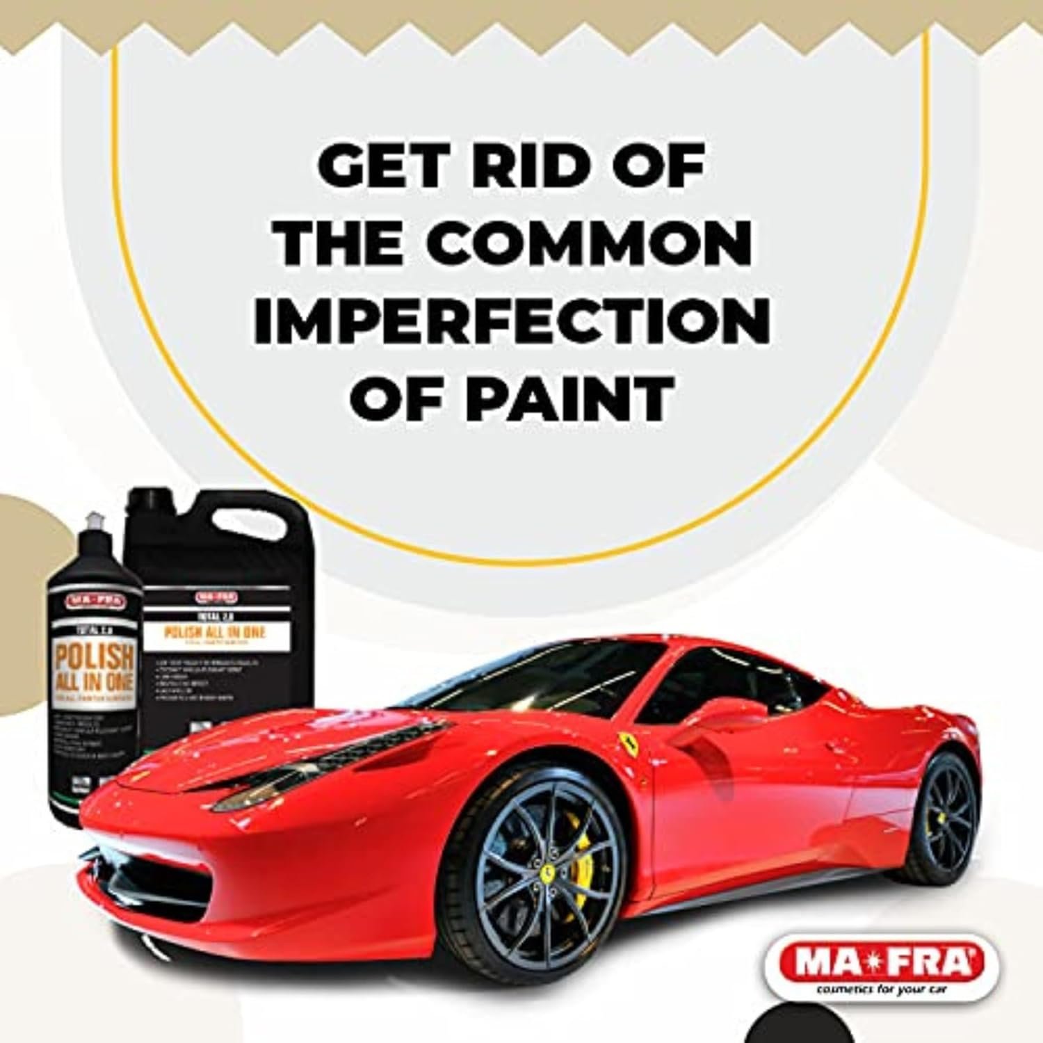 MAFRA Total 2.0 All-In-One Car Polish | Cut, Gloss & Wax | One Step Polish, Microparticle Compound, No Dust, Easy Clean | 1000ml