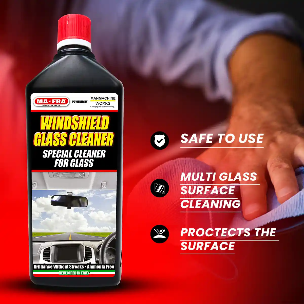 Windshield Glass Cleaner – Glass Cleaner for Professional Glass Care