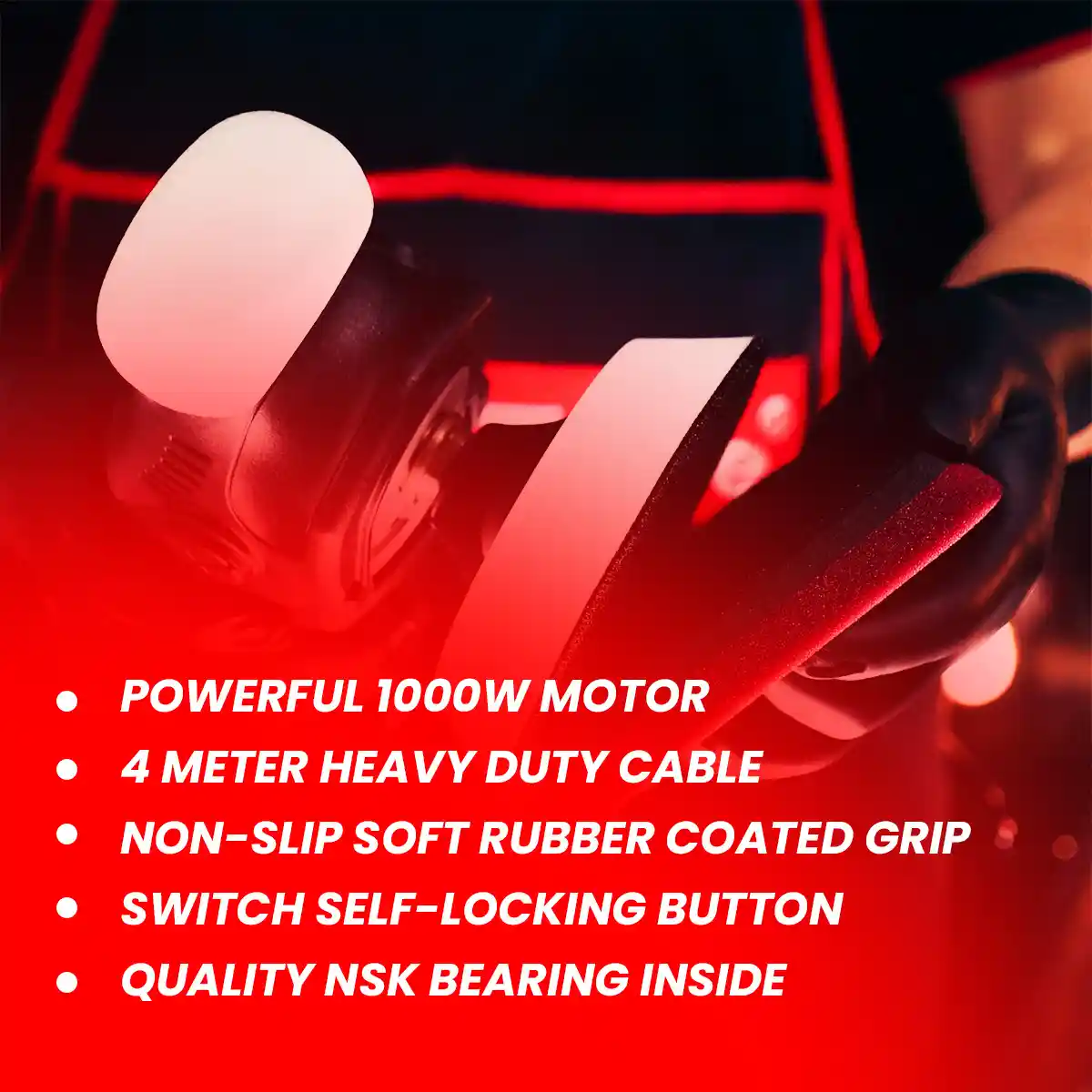 M1000 Rotary Polisher and High-Power Car Polishing Machine for Professionals - Image 5