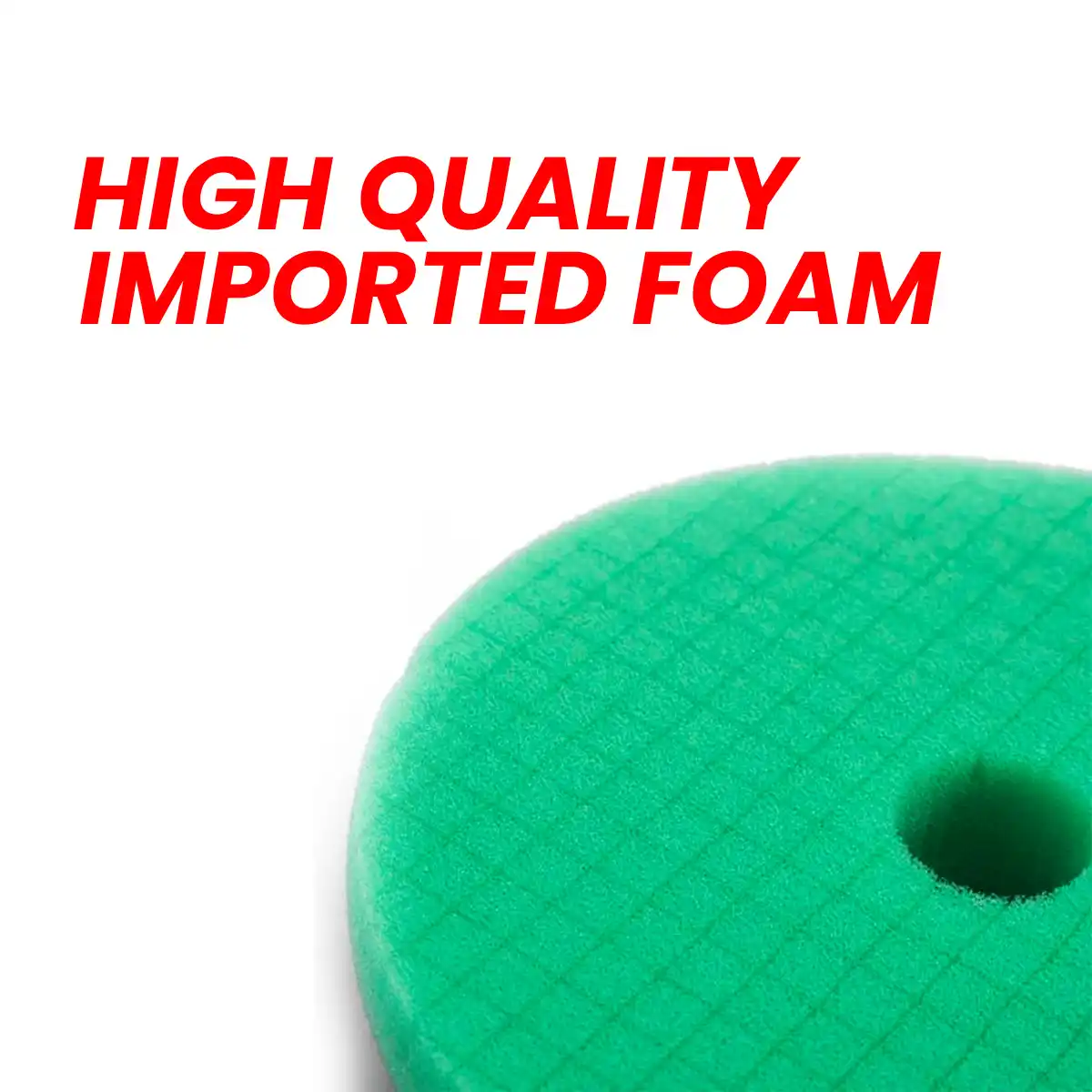 High Pro Green Foam Heavy Cutting Pad – 6.2 Inch for Advanced Paint Correction