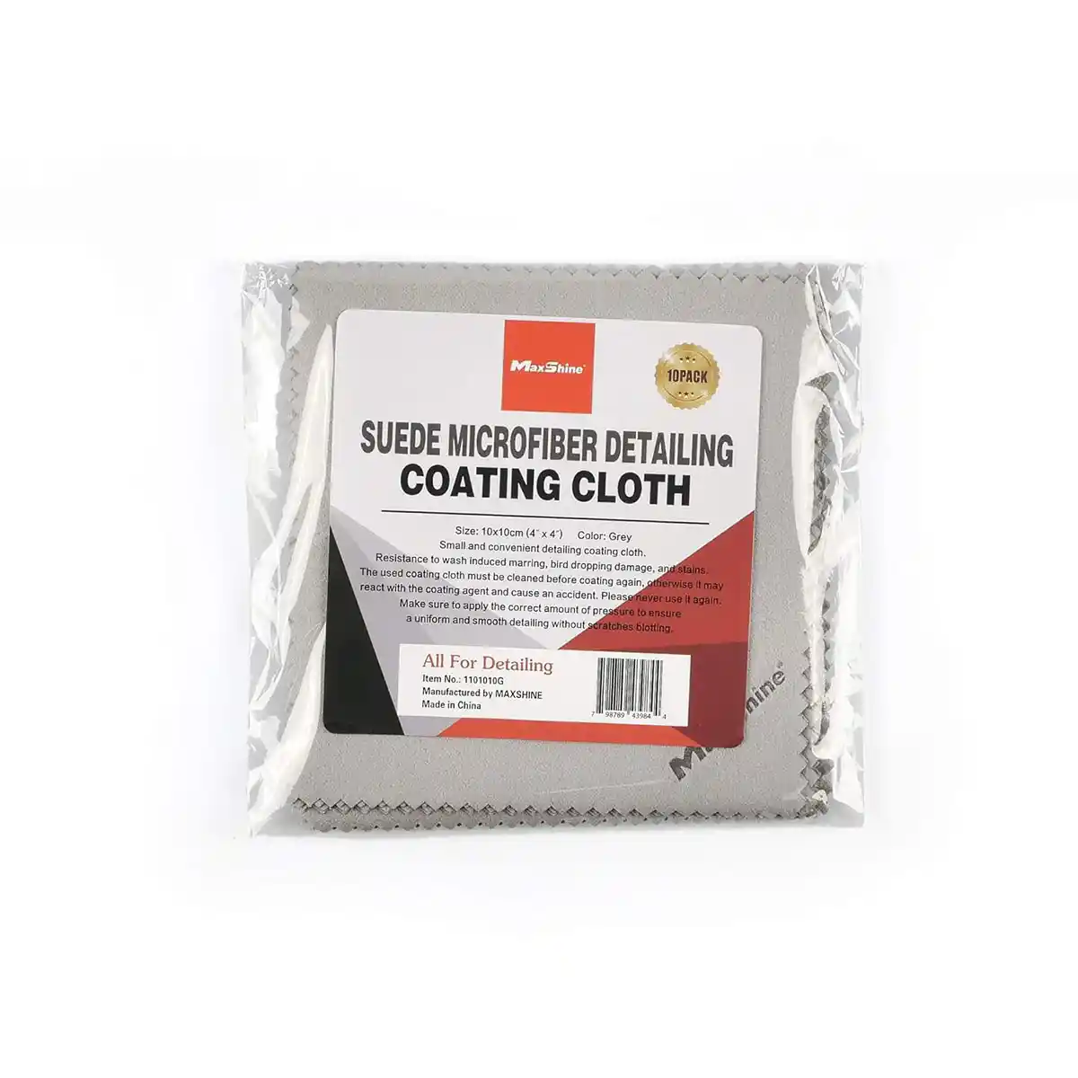 Suede Microfiber Detailing Coating Cloth 10*10cm 10pcs/pack – Cloth for Professional Detailing Tools