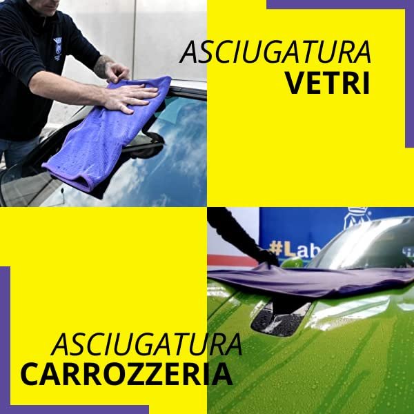 Super Dryer Microfiber Cloth 620GSM (60x80cm) | Ultra Absorbent, Lint & Streak-Free Drying Towel for Car, Bike & Windows | Hairless Part for Glass Cleaning