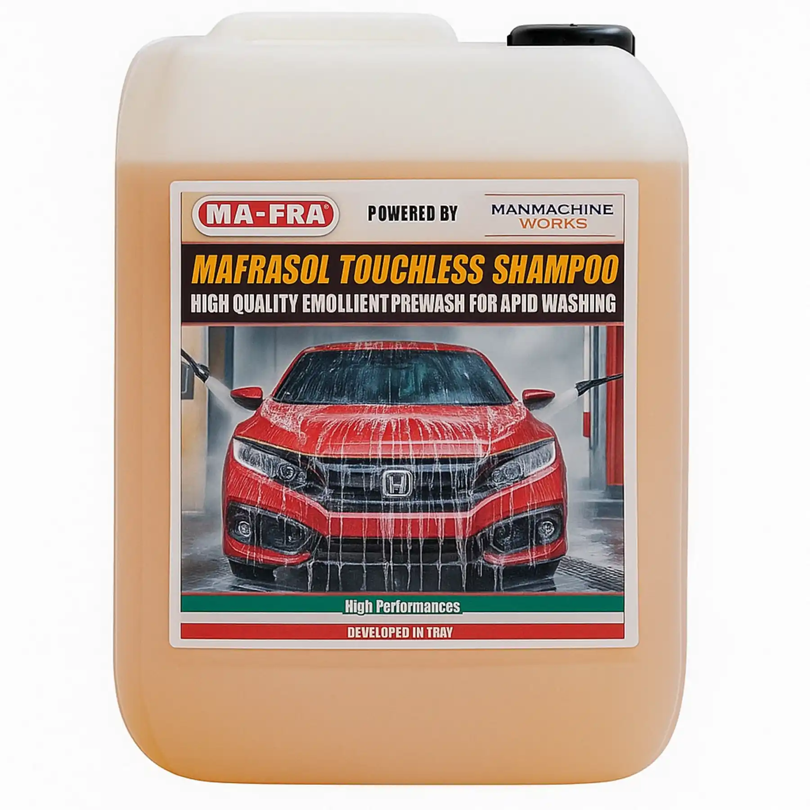 Mafra Mafrasol Touchless Shampoo 5L | High-Quality Prewash | Touchless Cleaning for Cars & Trucks
