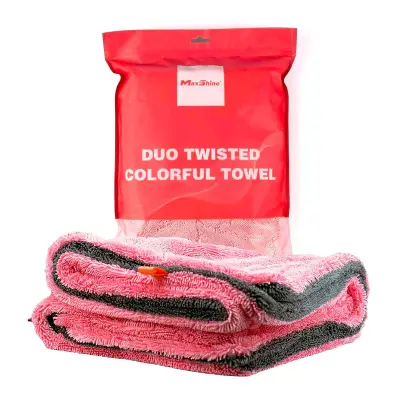 Maxshine Duo Twisted Colorful Towel (1200 GSM) Towel